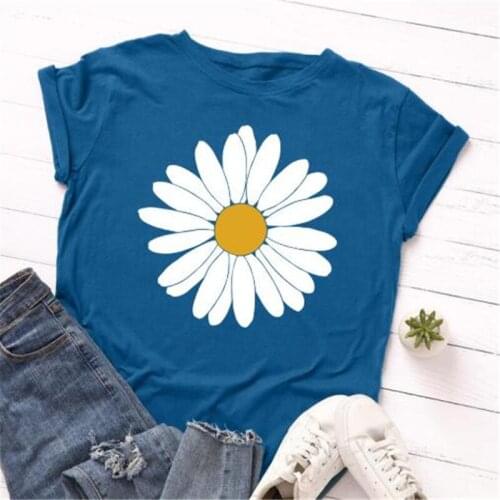 Summer Women tshirt Cotton Plus Size 5XL Short Sleeve Graphic Tee Shirt Tops Flower Print Female Loose Casual Large t-shirt Top