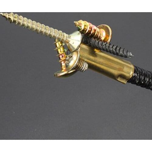 P15F 60cm Flexible Magnetic Pickup Tool LED Light Magnet Bendable Metal Grabber