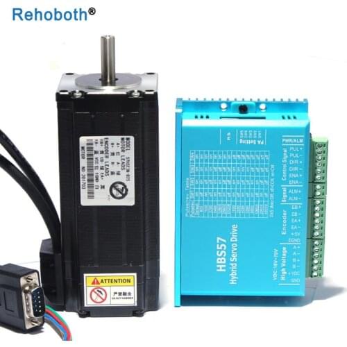 HBS57 Closed-loop servo motor driver Hybrid stepping servo driver CNC controller DC24-60V and supporting driver
