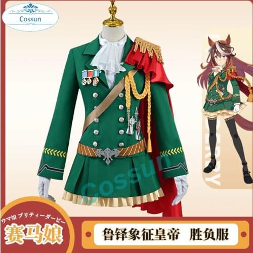 Uma Musume Pretty Derby Symboli Rudolf Cosplay Costume Halloween Game anime women