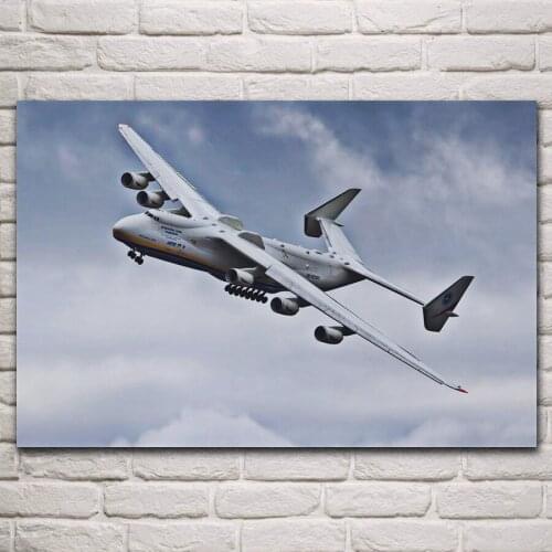 Flying an 225 antonov cargo plane largest aircraft in world posters on the wall picture home living room decoration KP092