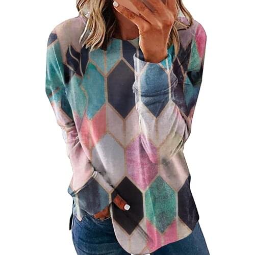 Fashion Women Casual Comfort Sweatshirts O-neck Color Loose Soft Top Hoodies Oversized Blouse Top Long Sleevharajuku Sweatshirts