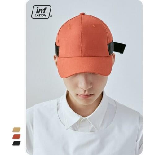 INFLATION Men Summer Hats 2021 Trending Outdoor Sports Sun Hat Man Classic Solid All Matching Baseball Cap Unisex