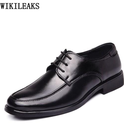 Men Dress Shoes Leather Wedding Dress Oxford Shoes for Men Formal Shoes Men Business Suit Office 2021 Zapatos Hombre Formal