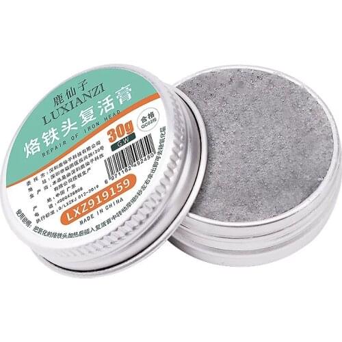 LUXIANZI Soldering Iron Tip Refresher Solder Cream Clean Paste for Oxide Solder Iron Tip Head Resurrection No corrosion