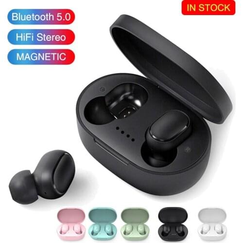 A6S TWS fone 5.0 Earphone Wireless Headphone Stereo Headset sport Earbuds mic with charging box for xiaomi smartphone