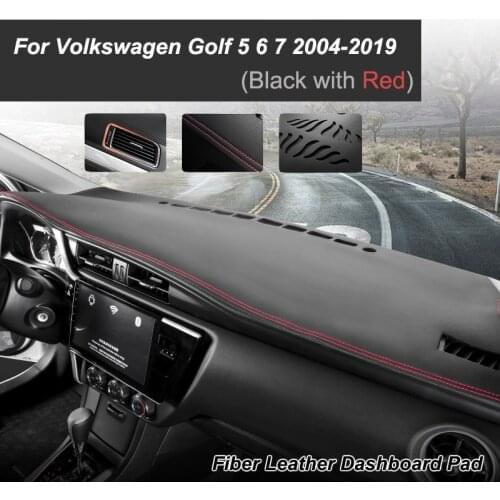 For Volkswagen VW Golf 5 6 7 2004-2019 Anti-Slip Mat Dashboard Cover Pad Sunshade Carpet Dashmat Car Accessories