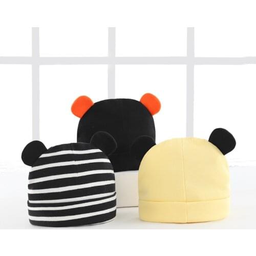 Multicolor Cute Baby Hat Newborn Beanie Cotton Soft Elastic Baby Cap for Toddler Hats Newborn Photography Props Infant Accessori