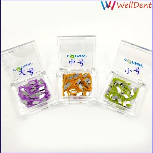 Dental Prime Plastic Wedge Teeth Interproximal Wedges With Protect Steel Matrix