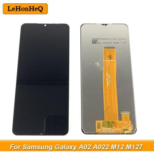 SUPER AMOLED For Samsung Galaxy A02 SM-A022 A022F LCD Display Touch Screen Digitizer For SM-A022FN/DS SM-A022F/DS M02 M127 lcd