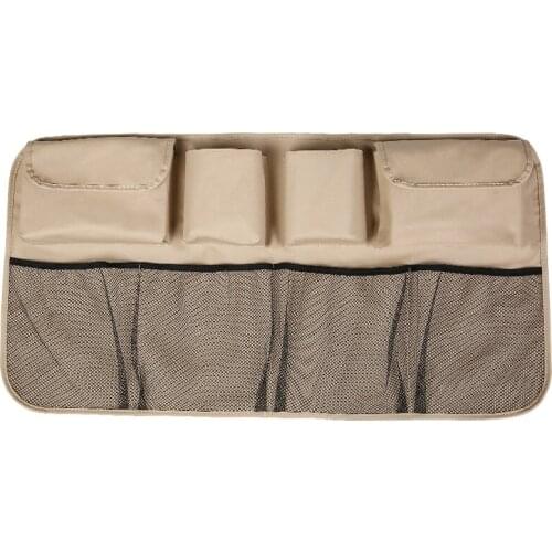 Multi-Pocket Car Trunk Organizer Seat Back Storage Bag Large Capacity Adjustable Backseat Oxford Bag Universal