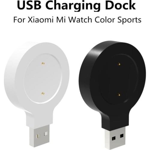 USB Charging Charger Dock For Xiaomi Mi Watch Color Sports Smart Watch USB Charger Cable Station For Xiaomi Mi Watch