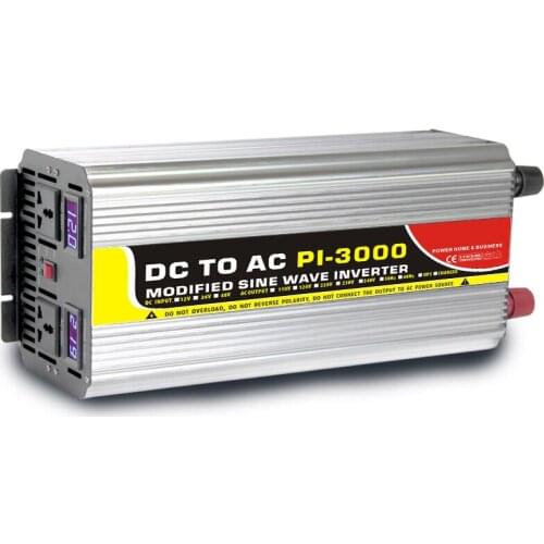 3000W 3KW 12V 24V 48V dc to ac 110V 120V 220V 230V 3000 Watt modified sine wave solar power inverter converter charger system