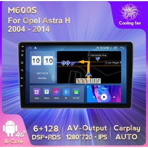 IPS HD 1280*720 Android 11 Car GPS Navigation DVD Multimedia Player for Opel Zafira B Astra H 2004 - 2014 DSP WIFI Carplay AUTO