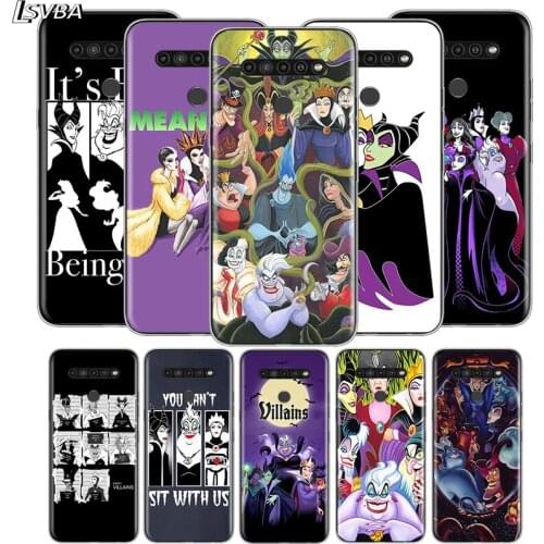 Disney Villains Dark For LG V60 V50S V50 G8X G8S G8 G7 ThinQ 5G K61 K51S K41S K30 K20 Q60 Q9 Soft Phone Case