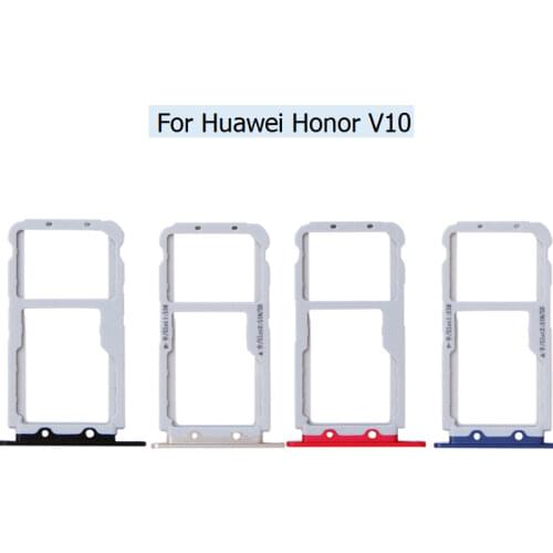 For Huawei Honor View 10 V10 Sim Card Tray Slot Holder Connector Repair Parts