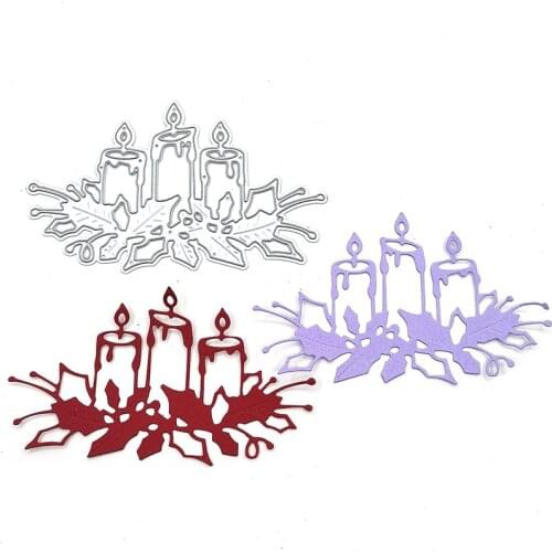 Julyarts Candle Metal Dies Cutting for Scrapbooking Cutting Dies New Metal Cutting Dies Stencil Scrapbooking
