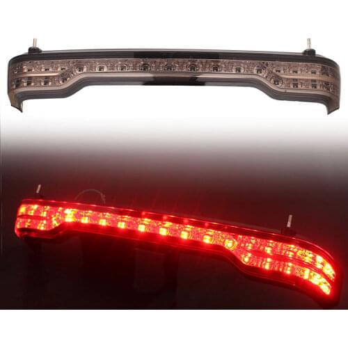 Motorcycle Tour-Pak King Tour Pack LED Brake/Turn/Tail Lamp Light Kit For Harley Touring Electra Glide Ultra Classic 2014-2021
