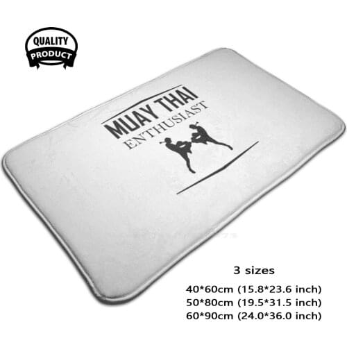 Muay Thai Enthusiast Door Mat Foot Pad Home Rug Thai Muay Thai Thai Boxing Thailand Thai Boxer Thai Boxing Sayings Thai Boxer