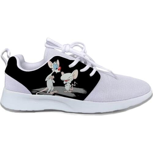 Hot Pinky And The Brain Shoes Lightweight Man/Woman Classic Running Shoes Breathable Fashion Sports Shoes Comfortable Sneakers
