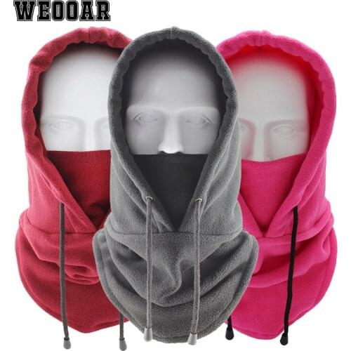 WEOOAR Full Face Mens Balaclava Winter Hats for Women Beanie Bonnets Ski Mask Warmer Hood Dad Hats with Earflaps Male Cap MZ197