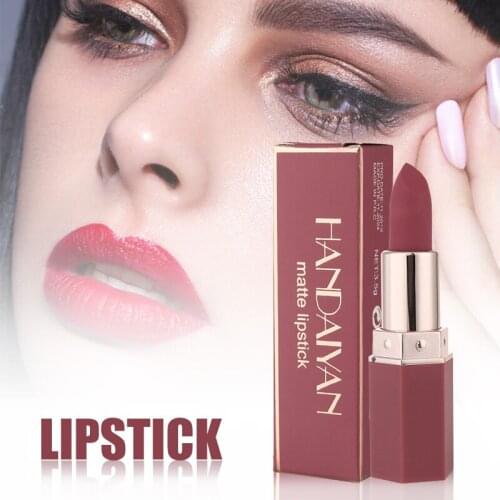 High Quality 6 Color Matte Lipstick Set Velvet Lip Glaze Color Charm Lasting Non-fading Lip Makeup