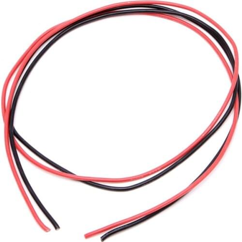 New 14 AWG Silicone Gauge Wire Flexible Stranded Copper Cables For RC Black Red