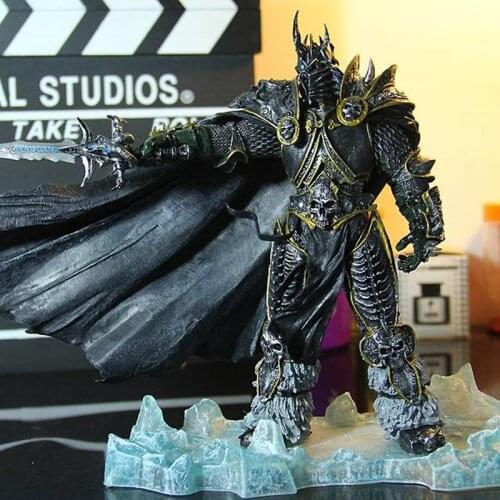 2021 New The Lich King World Of Warcraft Dc7 Generation Death Knight Arthas Menethil Dluxe Collector Figure 21cm Gift Anime Toy