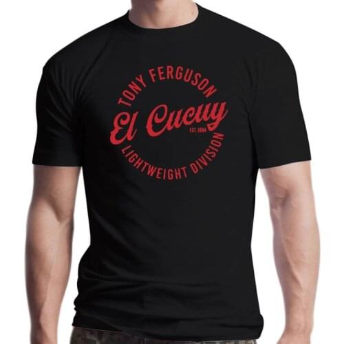 New El Cucuy Tony Ferguson Harajuku Streetwear Shirt Men 2021 Black T Shirt M Xxxl