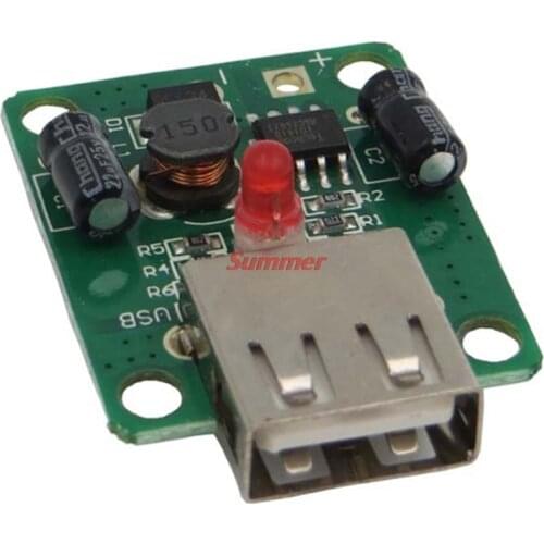New DC 6V-20V 18V To 5V 2A Max USB Charger Regulator For Solar Panel Fold Bag/ Cell Panel/ Phone Charging Power Supply Module