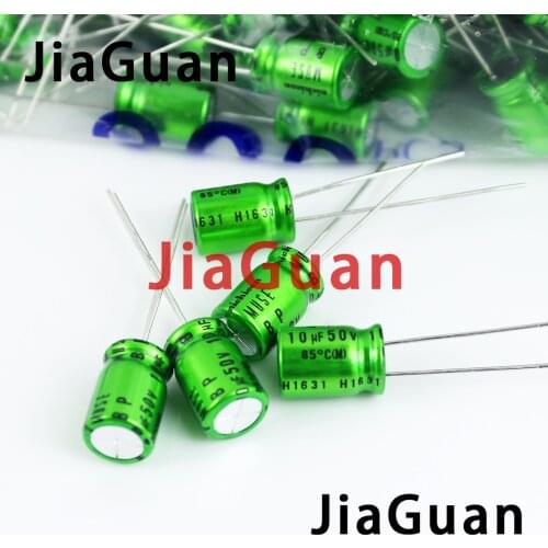20PCS NEW NICHICON MUSE BP 10UF 50V 8X12MM 50V10UF nichicon MUSE-BP 10UF/50V BP ES non-polar 50V 10UF