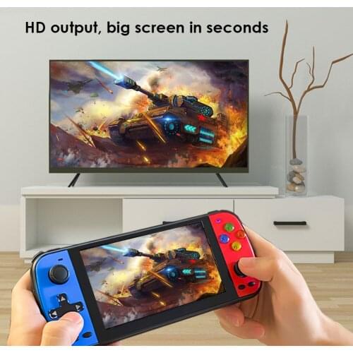 Handheld Game Plyer For 5.1-inch New Double HD IPS Arcade Game 128-bit PS5000 Console IPS Screen Video Double Retro Game Player