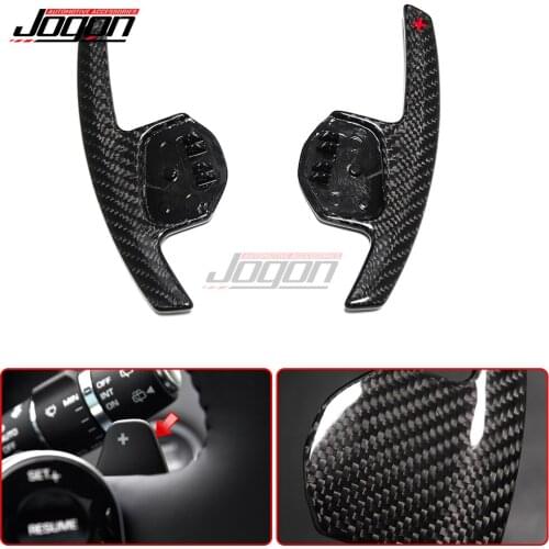 Carbon Fiber Steering Wheel Paddle Shifter For Jaguar XE X760 XF X260 XJ/XJR X351 E-PACE F-PACE X791 F-TYPE X761 I-PACE