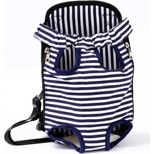 Pet Carrier Backpack, Adjustable Pet Front Cat Dog Carrier Backpack Travel Bag, Legs Out, Easy-Fit for Traveling Hiking Camping