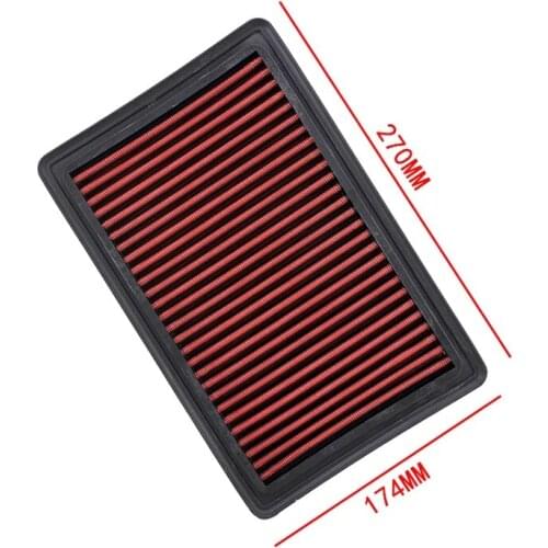 Replacement Panel High Flow Air Filter Fits for Santa Fe 2.2 2.7 3.3 Tucson 3.3 Washable Reusable High Flow OEM 28113-2B