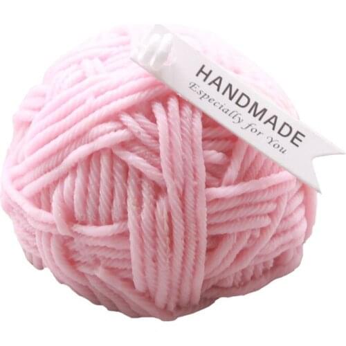 Handmade Diy Korean Scented Candle Mold Yarn Ball Modeling Craft Candle Silicone Mold