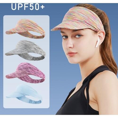 Sports Head With Empty Top Hat Pink Enchanty Sunshade Sweat Cap