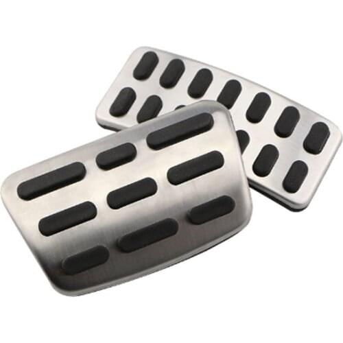 Car Stainless Styling Fuel Brake Foot Pedals for Hyundai Ix25 Accent Brio Verna Solaris for Kia K2 Rio Soul KX3 Auto Accessories