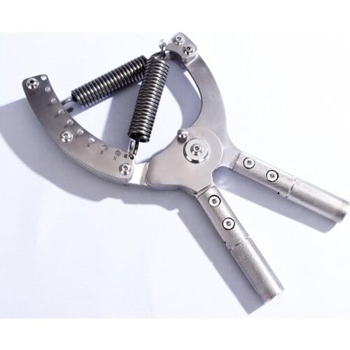 Stainless Steel 44-183 Lbs Adjustable Wrist Strengthener, Portable Heavy-Duty Hand Grip Trainer
