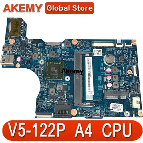V5-122 motherboard For Acer V5-122P Laptop Motherboard 12281-1 With A4-1250 CPU 2GB RAM NBM8W11001 48.4LK02.01 100% Tested