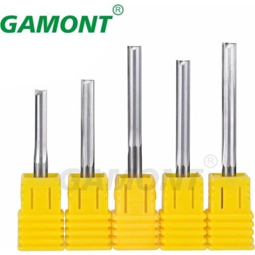 Straight groove tungsten steel Milling Cutter Veneer MDF Solid Wood Cutting Engraving Machine GAMONT 5A Tool Acrylic Cutter