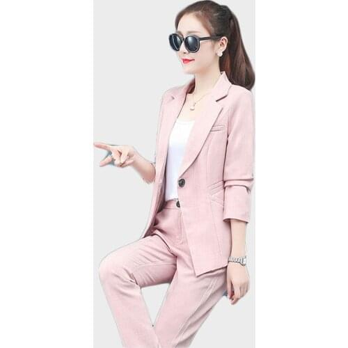 Женские осенние брючные костюмы YAGENZ China At AliExpress