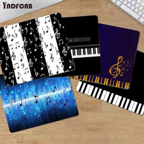 YNDFCNB High Quality Music Notes Piano Key Customized laptop Gaming mouse pad Smooth Writing Pad Desktops Mate gaming mouse pad