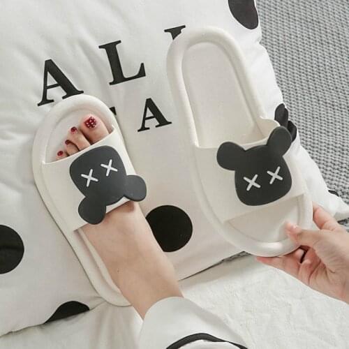 2021 Fashio Summer Slippers Shoes Women Cute Open Toe Low Platform Flip Flops for Women House Indoor Flat Beach Slides Women