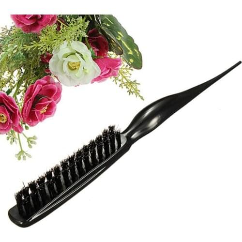 1 PC Plastic Slim Line Comb Hairbrush Extension Hairdressing Styling Tools DIY Kit Professional Salon Teasing Back Hair Brushes