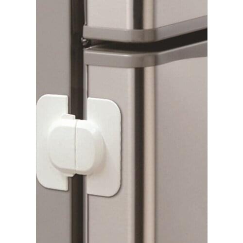 1Pcs Home Refrigerator Fridge Freezer Door Lock Latch Catch White