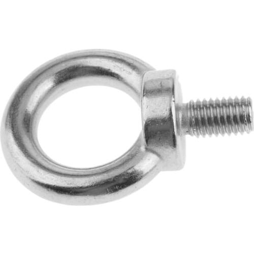 10pcs M10 Stainless Steel Lifting Eye Ring Shape Screws 8mm