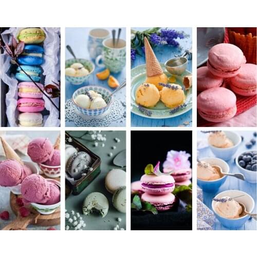 5d Food Newcomer Cookie Diamond Painting Diy Cross Stitch Paste Diamond Mosaic Pattern Decorative Painting Home Decoration