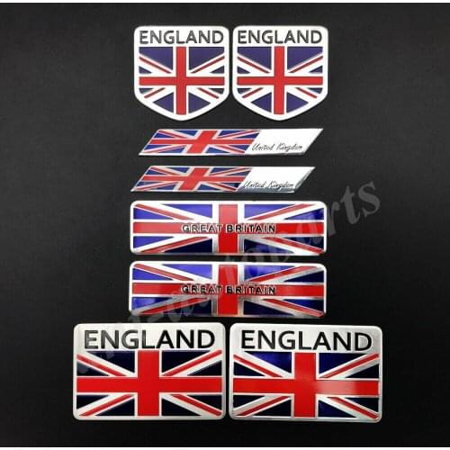 8x The Union Jack UK Flag Car Emblem Badge Motorcycle Fairing Decals Sticker