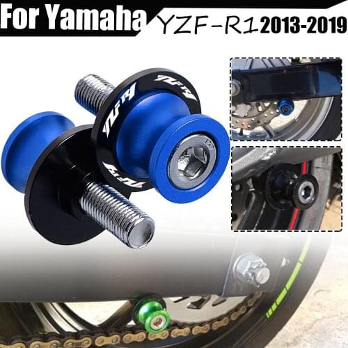 YZFR1 Motorcycle Swingarm Spools M6 Stand Screws For Yamaha YZFR1 YZF R1 YZF-R1 2013 2014 2015-2019 Motorcycle Accessories